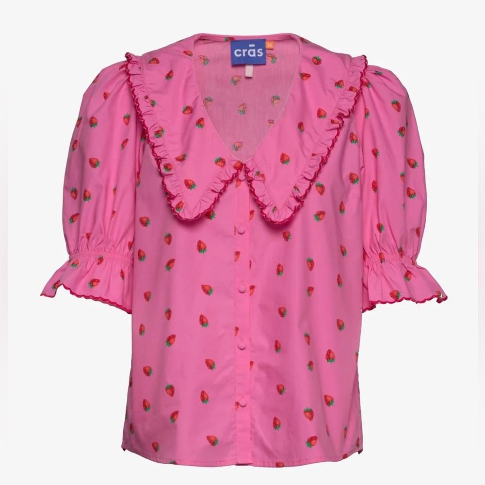 NWT Cras Maybecras Strawberry Shirt - Short-sleeved blouses size S